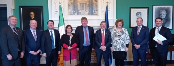 V2_Irish Australia friendship group with Australian Ambassador Feb 2022