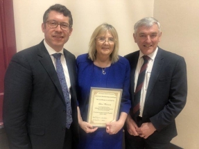 Address the Drumquin Historical Society on the legacy of the late Dr Eamon Phoenix. Delighted to meet Mrs Alice Phoenix and Tom Buchanan MLA